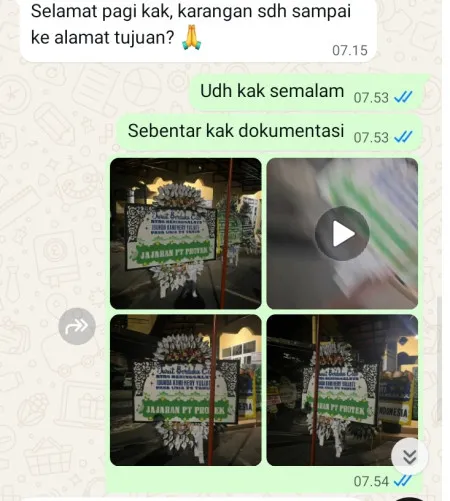 Pengiriman Papan Bunga Selamat Segeran Lor Juntinyuat